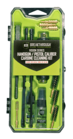 The Vision Series Cleaning Kit includes a brush, handle, jags, mop, oil, patches, and rod.